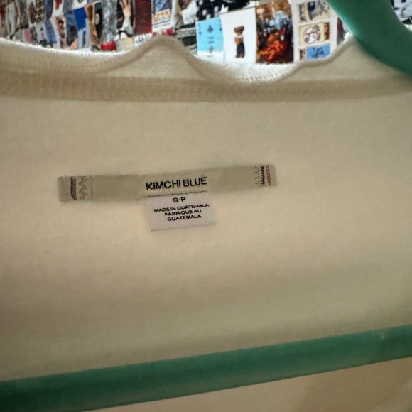 Kimchi blue white tie up top size small - Picture 3 of 3